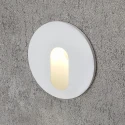 Белый встраиваемый в стену светильник Steps S1010-WH-WW