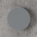 Серый круглый стильный светильник для лестницы