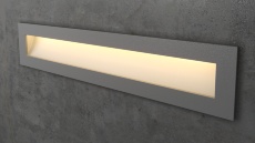 Серый прямоугольный светильник для лестницы Integrator IT-773-Gray