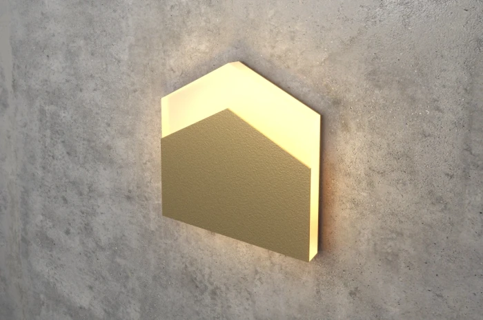 Золотой светильник для лестницы Integrator IT-781-Gold Up