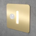 Золотой светодиодный светильник с датчиком движения