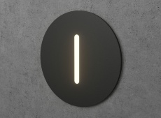 Чёрный круглый светильник Integrator Stairs Light IT-753-Black