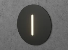 Чёрный круглый светильник Integrator Stairs Light IT-753-Black