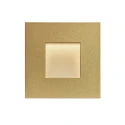 Светильник золотой квадратный светодиодный для лестницы Steps S1763-GO-WW