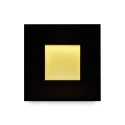 Светильник чёрный квадратный, подсветка ступеней Steps S1763-BL-WW
