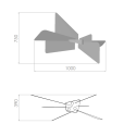 Люстра подвесная IT-LaminaLight-1000 Люстра подвесная IT-LaminaLight-1000