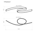Подвесной светодиодный длинный светильник IT-FlexMetal-1 Подвесной светодиодный длинный светильник IT-FlexMetal-1