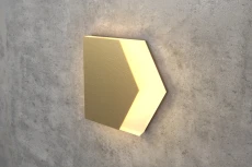 Золотой светильник для лестницы Integrator IT-781-Gold Right