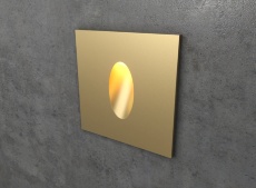 Золотой квадратный LED светильник Integrator IT-715-Gold