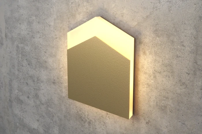 Золотой светильник для лестницы Integrator IT-782-Gold Up