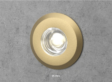 Integrator IT-723 GO STRAIGHT Светильник светодиодный Золотой для подсветки лестницы