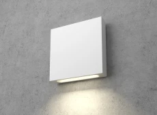 Белый квадратный светильник для подсветки лестницы Integrator Uno IT-001-White