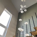 Люстра шары для лестницы IT-Flying saucers