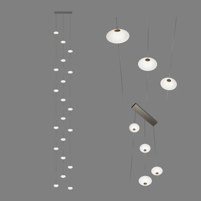 Люстра шары для лестницы IT-Flying saucers