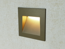 Бронзовый квадратный светильник Integrator Stairs Light IT-765-Bronze