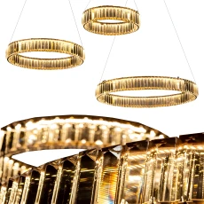 Люстра большая подвесная хрусталь Integrator Second Light IT-691