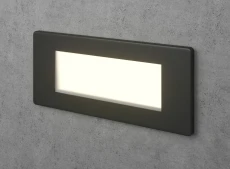 Чёрный влагозащищенный светильник Integrator IT-767-Black