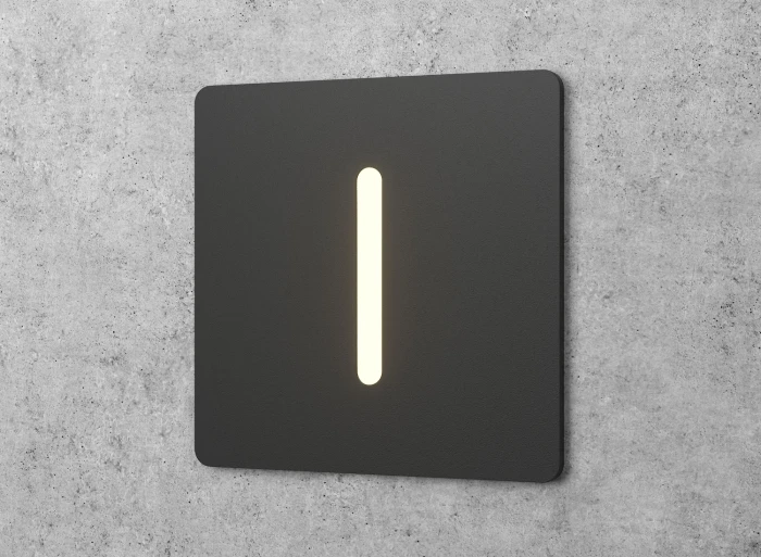Чёрный квадратный светильник Integrator Stairs Light IT-752-Black