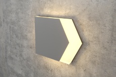 Серый светильник для лестницы Integrator IT-782-Gray Right