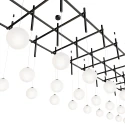 Подвесной светильник Integrator Mesh of pipes with balls, LED шары