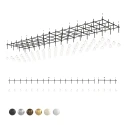 Подвесной светильник Integrator Mesh of pipes with balls, LED шары