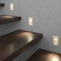 Врезной светодиодный светильник для подсветки ступеней лестницы