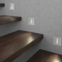 Квадратный серый светильник Integrator Stairs Light IT-752-Alum