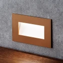Прямоугольный стильный бронзовый светильник на лестницу Integrator IT-764-Bronze