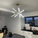 Современная люстра большая светодиодная LED для кухни, спальни, офиса, кафе или ресторана