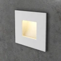 Белый светодиодный встраиваемый в стену светильник