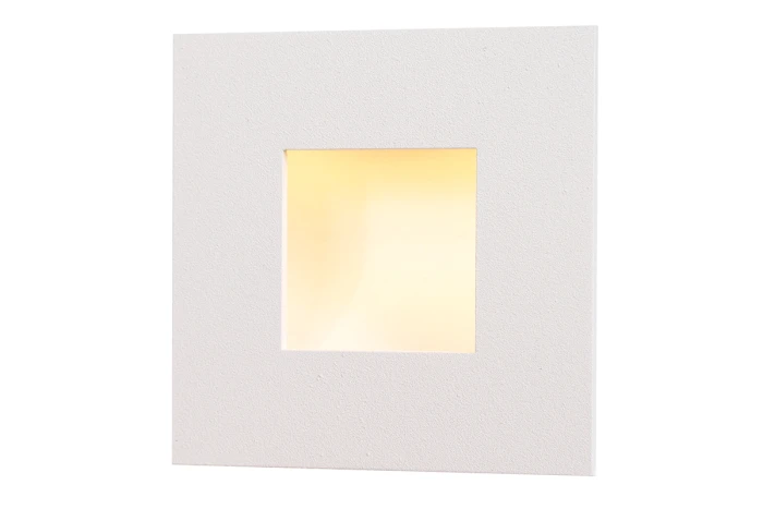Квадратный белый светильник на лестницу Integrator IT-763-White