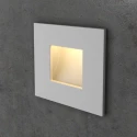 Квадратный белый светильник для лестницы