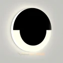 Черный круглый встраиваемый светильник