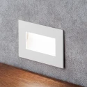Прямоугольный белый светильник на лестницу Integrator IT-764-White