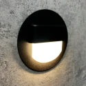 Чёрный круглый светильник для лестницы Integrator Ladder Light IT-043 Black