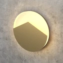 Золотой встраиваемый круглый светильник для лестницы Integrator IT-783-Gold Up