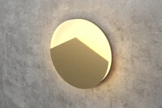 Золотой круглый светильник для лестницы Integrator IT-783-Gold Up