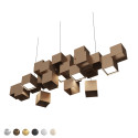 Большая люстра IT Horizont cubes chandelier, LED, кубы