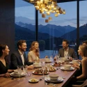 Большая люстра IT Horizont cubes chandelier, LED, кубы