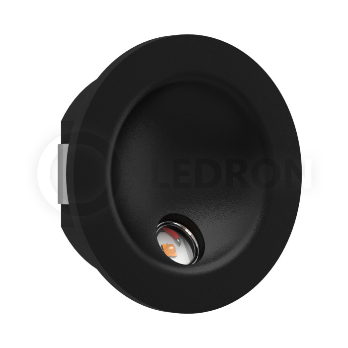 LeDron GW R816 Black Чёрный светодиодный светильник для подсветки ступеней лестницы