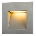Серый квадратный встраиваемый светильник Integrator Stairs Light IT-760-Gray