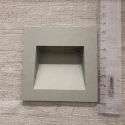 Серый квадратный встраиваемый светильник Integrator Stairs Light IT-760-Gray