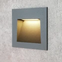 Серый светильник для подсветки ступеней лестницы