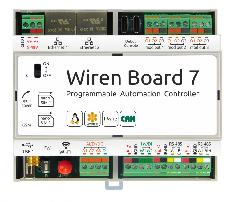 Wiren board схема подключения